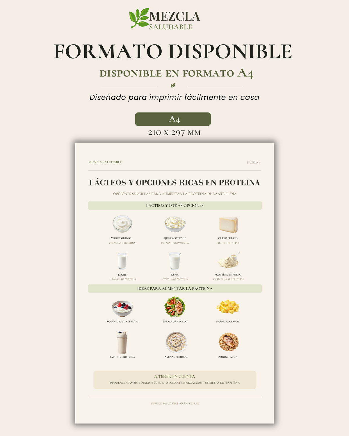 Guía de Alimentos Altos en Proteína | Fuentes de Proteína y Plato Saludable