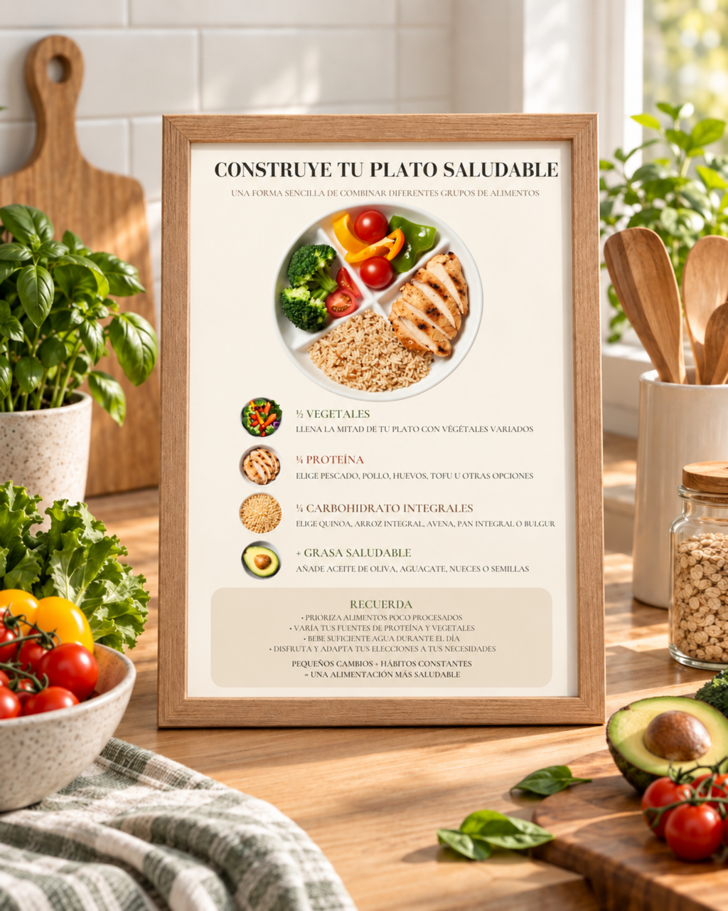 Guía de Alimentos Ricos en Fibra | Fuentes de Fibra y Plato Saludable